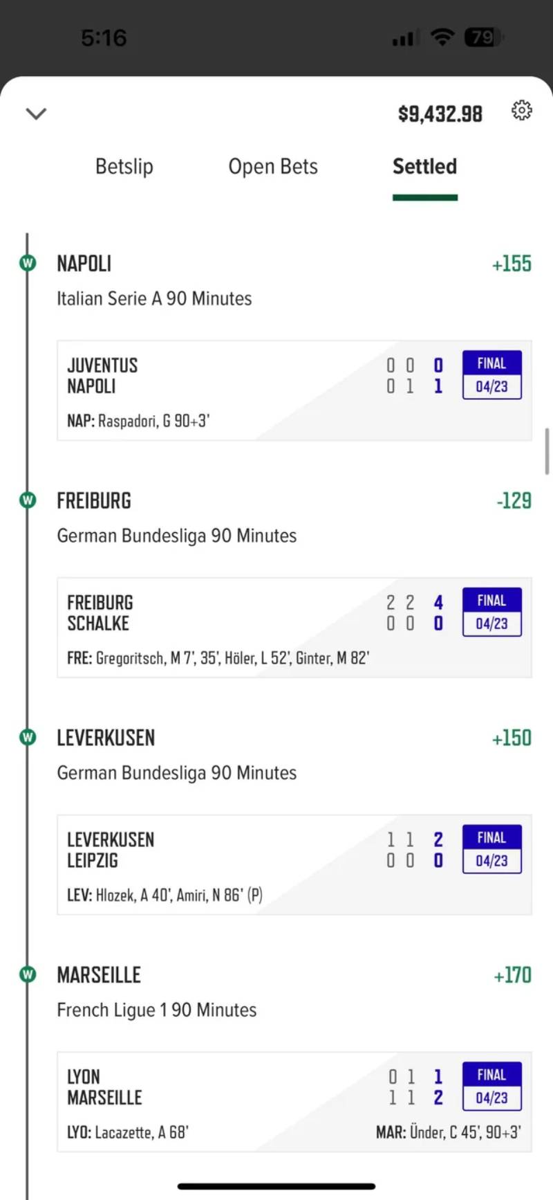 Cách tính tiền khi chơi kèo xiên trong bóng đá